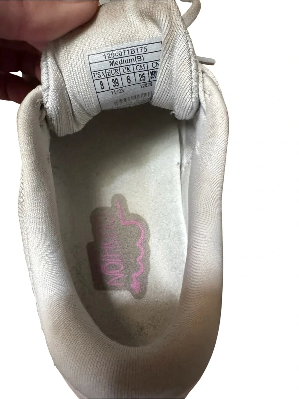 Brooks Women's Running Shoes - Light Gray with Pink & Aqua Gradient